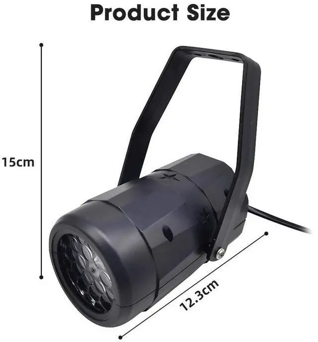 Alt view image 4 of 7 - 16 Snowflake Patterns Christmas Lights Projector LED Laser Landscape Move Lamp