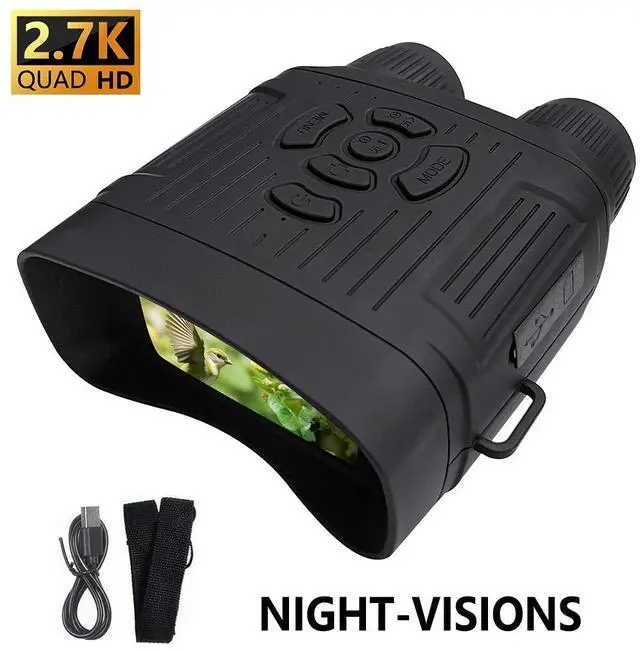 Alt view image 2 of 7 - Digital Night Vision Goggles Monocular for 100% Darkness for Hunting Travel 36MP