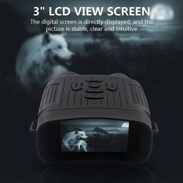 Alt view image 5 of 7 - Digital Night Vision Goggles Monocular for 100% Darkness for Hunting Travel 36MP