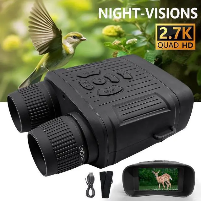 Alt view image 6 of 7 - Digital Night Vision Goggles Monocular for 100% Darkness for Hunting Travel 36MP