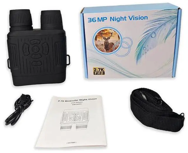 Alt view image 7 of 7 - Digital Night Vision Goggles Monocular for 100% Darkness for Hunting Travel 36MP