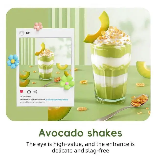 Alt view image 2 of 7 - Portable Blender Personal Blender with 12 Blades for Smoothies Shakes Baby Food