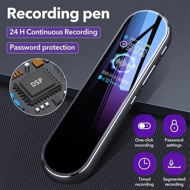 Alt view image 4 of 7 - Mini Digital Voice Recorder Dictaphone Audio MP3 Player Sound Recording Device