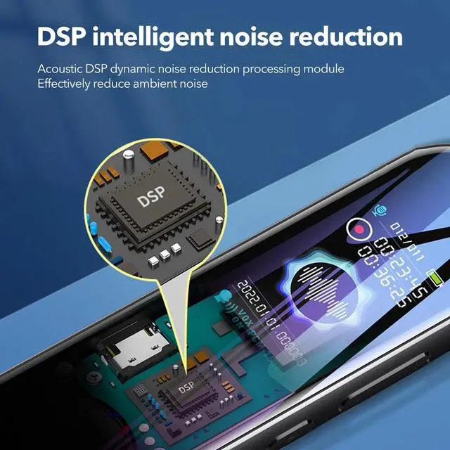 Alt view image 3 of 7 - Mini Digital Voice Recorder Dictaphone Audio MP3 Player Sound Recording Device