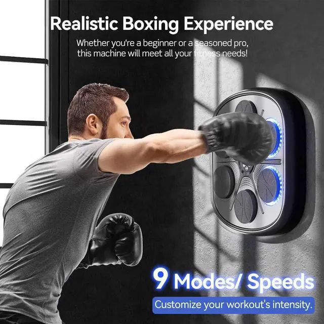 Alt view image 2 of 7 - New Music Boxing Machine Upgraded Bluetooth Music Boxing Parent-Child Game