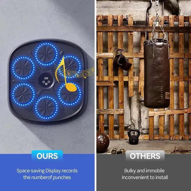 Alt view image 6 of 7 - New Music Boxing Machine Upgraded Bluetooth Music Boxing Parent-Child Game