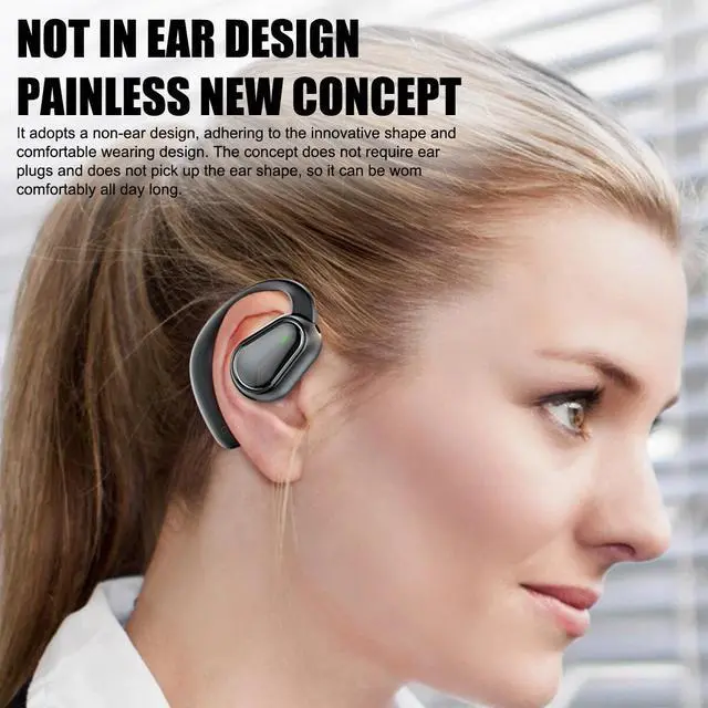 Alt view image 5 of 7 - Bluetooth 5.3 Headset Wireless Earphones Earbuds Stereo Headphones Ear Hook
