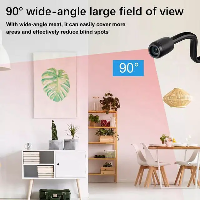 Alt view image 5 of 7 - Portable Mini WiFi Camera Home Security USB Cam HD1080P Camcorder Video Recorder(Camera +32G TF Card)