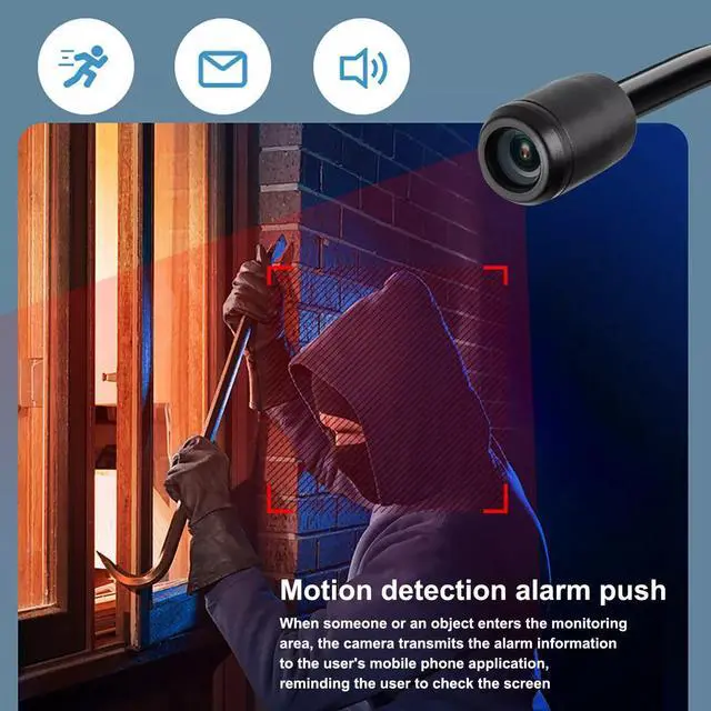 Alt view image 4 of 7 - Portable Mini WiFi Camera Home Security USB Cam HD1080P Camcorder Video Recorder(Camera +32G TF Card)