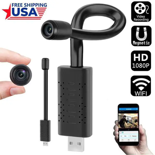 Main image of Portable Mini WiFi Camera Home Security USB Cam HD1080P Camcorder Video Recorder(Camera +32G TF Card)