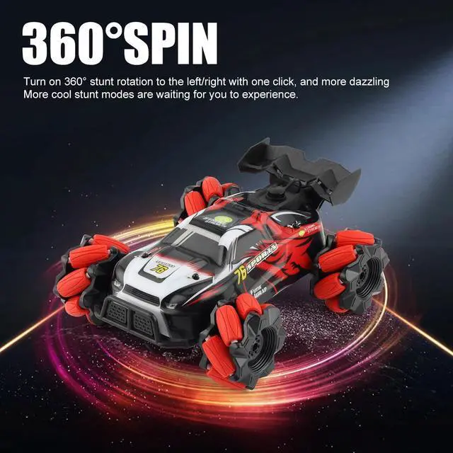 Alt view image 6 of 7 - 2.4G RC Stunt Car Twisting Vehicle Radio Remote Control Cars Gesture Sensor Toy