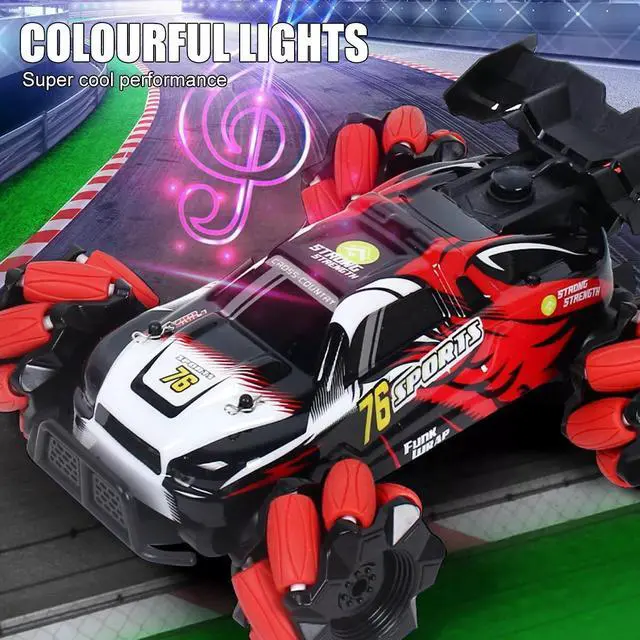 Alt view image 4 of 7 - 2.4G RC Stunt Car Twisting Vehicle Radio Remote Control Cars Gesture Sensor Toy
