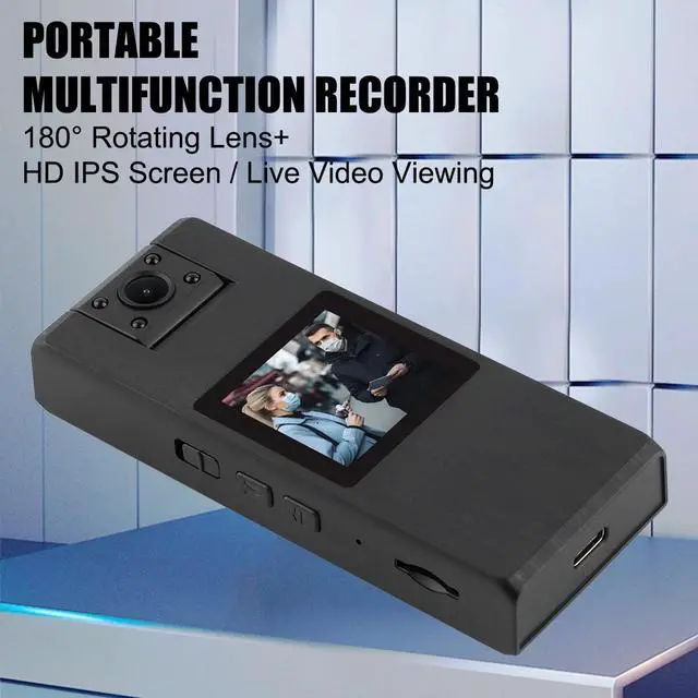 Alt view image 6 of 7 - 4K WiFi Camera Camcorder 1080P HD Police Cam With Audio Video DVR IR Night Cam