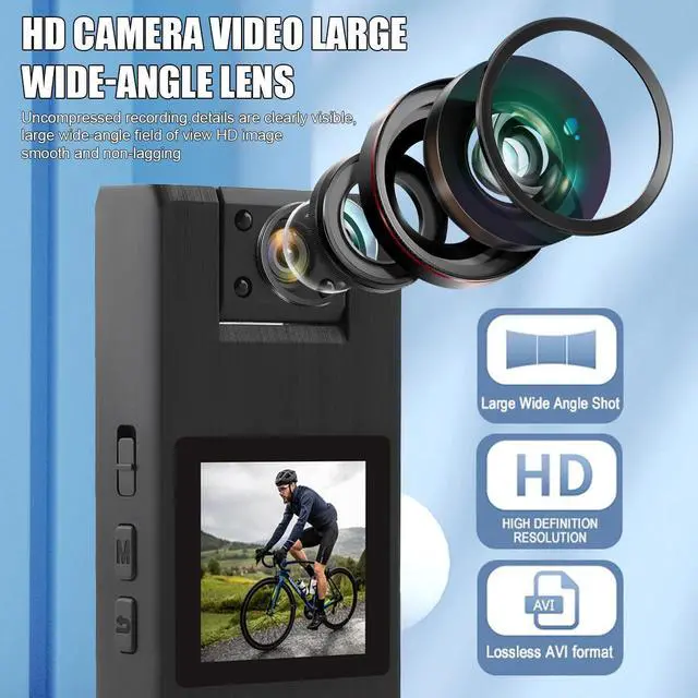 Alt view image 3 of 7 - 4K WiFi Camera Camcorder 1080P HD Police Cam With Audio Video DVR IR Night Cam