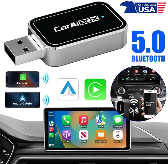 Main image of Mini Wireless Carplay Dongle for iPhone Apple Carplay Ai Box Wired to Wireless