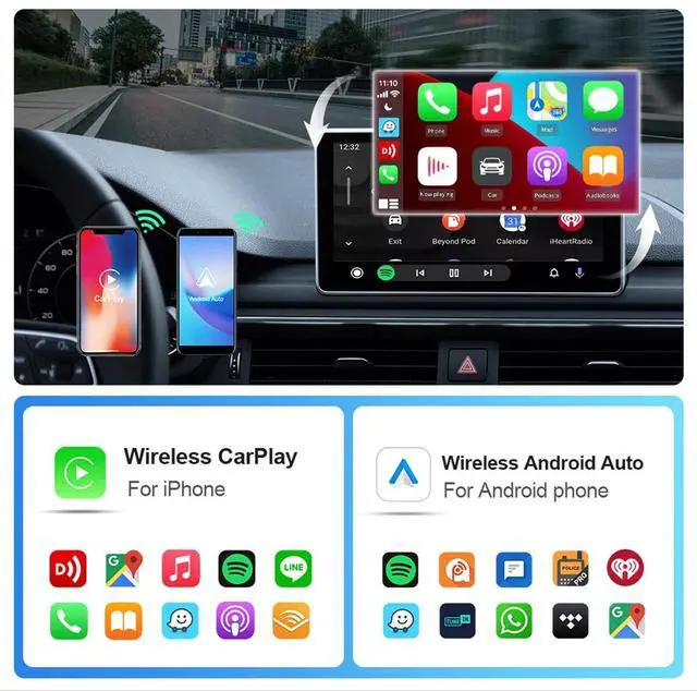Alt view image 3 of 7 - Mini Wireless Carplay Dongle for iPhone Apple Carplay Ai Box Wired to Wireless