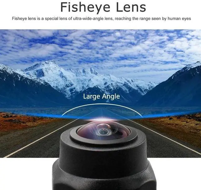Alt view image 2 of 7 - 180º Car Rear View Backup Camera Reverse Parking Waterproof CMOS Night Vision