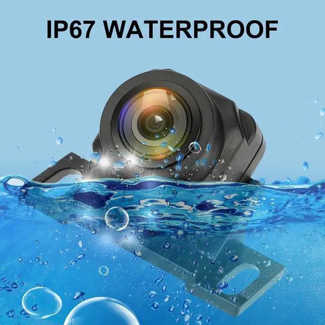 Alt view image 3 of 7 - 180º Car Rear View Backup Camera Reverse Parking Waterproof CMOS Night Vision