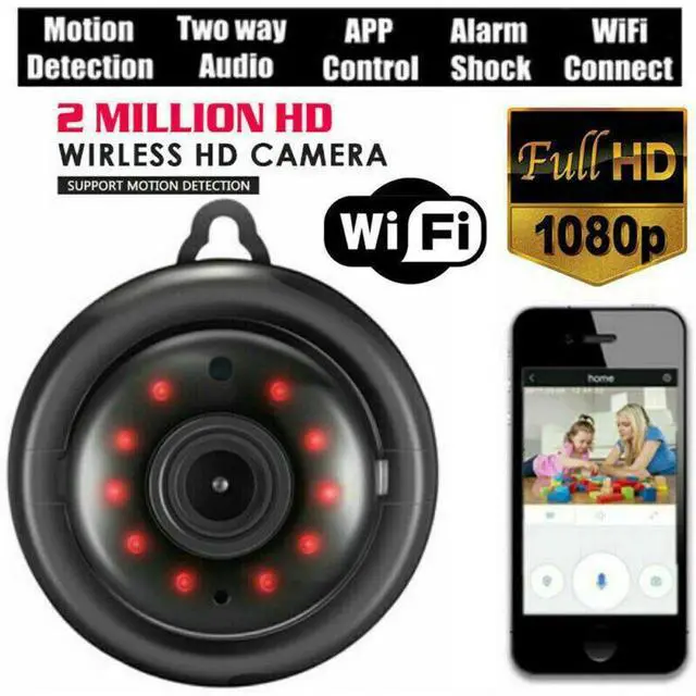 Alt view image 2 of 7 - CCTV Camera WiFi 1080P Wireless IR Indoor Outdoor Security Night Vision Home CAM