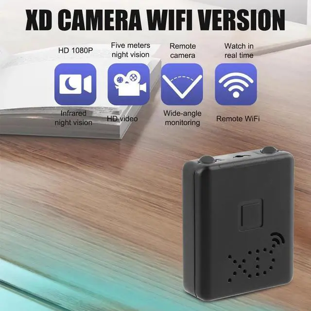 Alt view image 4 of 7 - Smart Mini WiFi Camera Wireless 1080P HD Night Cam w/Battery Home Security NEW