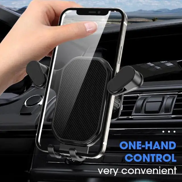 Alt view image 3 of 7 - Universal Gravity Car Holder Mount Air Vent Stand Cradle For Mobile Cell Phone