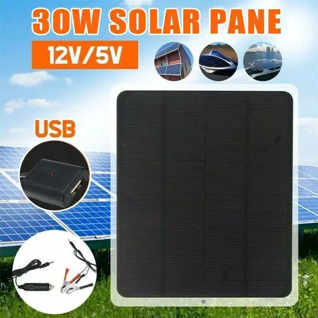 Main image of Solar Panel Kit 12 Volt Trickle Charger Battery Charger Maintenance Boat RV Car
