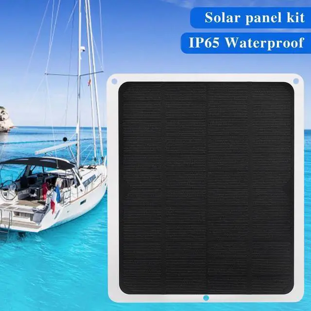Alt view image 6 of 7 - Solar Panel Kit 12 Volt Trickle Charger Battery Charger Maintenance Boat RV Car