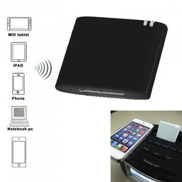 Alt view image 2 of 7 - 30 Pin Bluetooth Wireless Adapter Converter For Bose SoundDock iPhone iPod Music