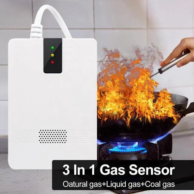 Main image of Portable Gas Leak Detector Tester Propane Methane Natural Gas Alarm Sensor Safe