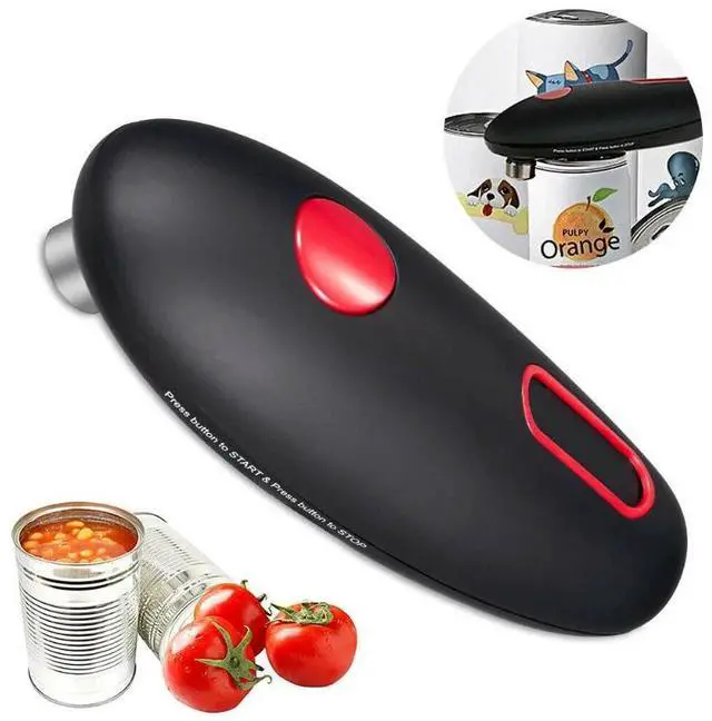 Alt view image 7 of 7 - Electric Commercial Can Opener Smooth Edge Stainless Steel Hands-Free Automatic
