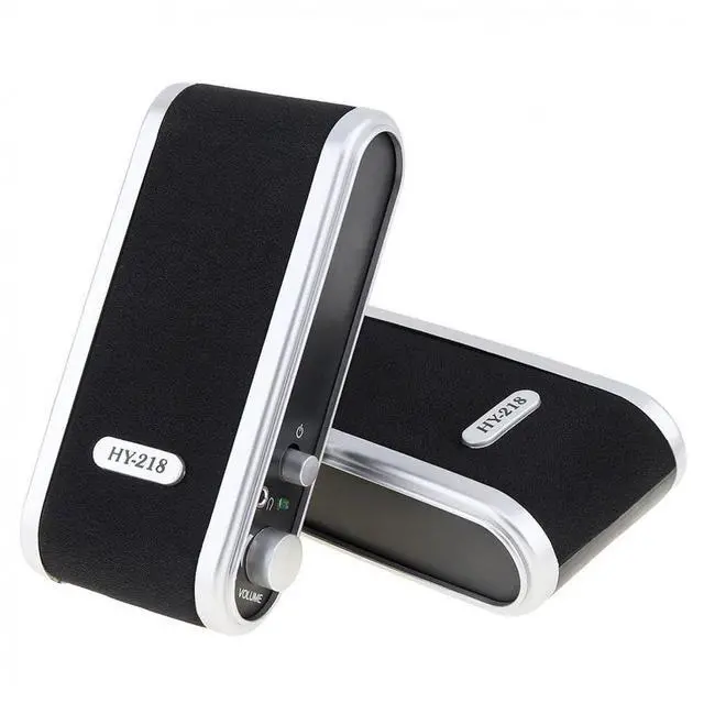 Alt view image 2 of 7 - PC Computer Speakers 2.0 Stereo USB 3.5 mm Jack Desktop Laptop Clear Sound NEW