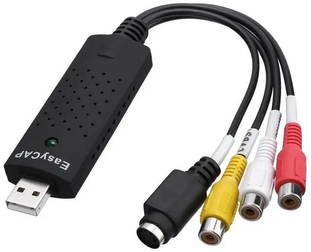 Alt view image 3 of 7 - Audio Card USB 2.0 Video VHS to DVD VCR PC HDD Converter Adapter Digital Capture