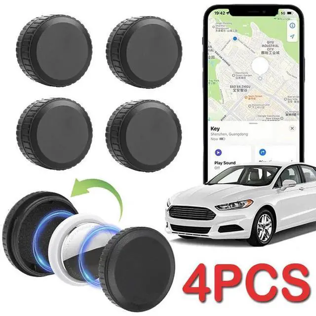 Main image of 4Pack Airtag GPS Tracker Case for Vehicles for Apple Air Tag Car Hidden Case
