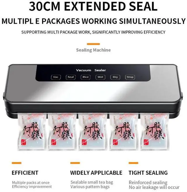 Alt view image 6 of 7 - Commercial Vacuum Sealer Machine Seal a Meal Food Saver System With 30 Free Bags