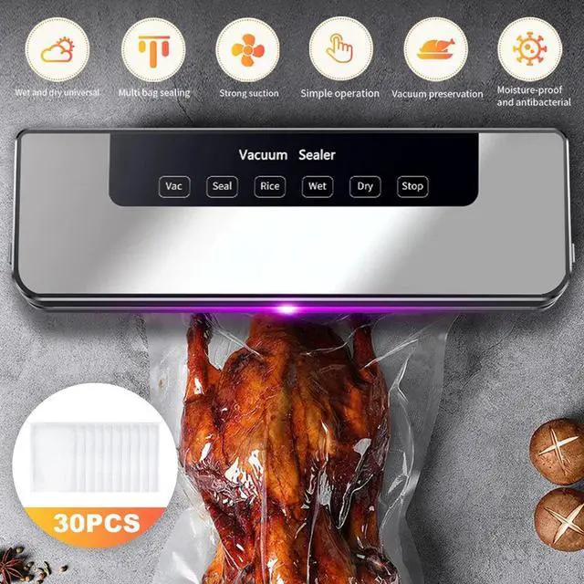 Alt view image 2 of 7 - Commercial Vacuum Sealer Machine Seal a Meal Food Saver System With 30 Free Bags