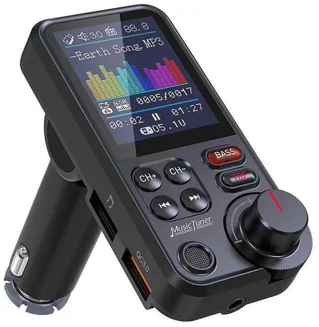 Main image of Bluetooth Wireless FM Transmitter Car MP3 Player Radio Adapter Kit USB Charger