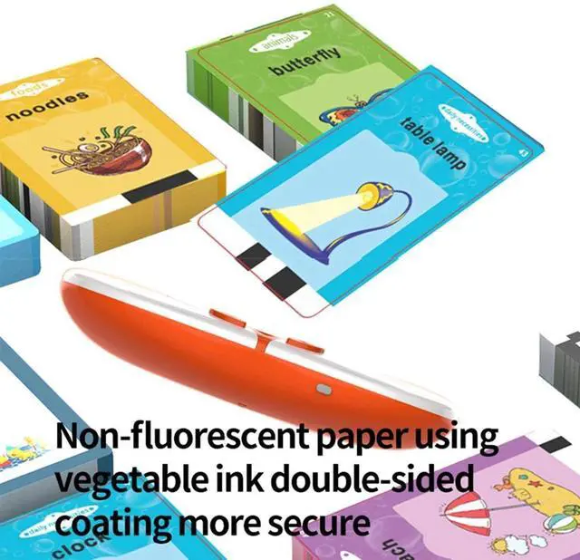 Alt view image 7 of 7 - 112 Educational Word Recognition Game Cards Talking Flash 224 words Kids Toddler