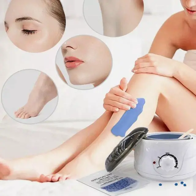 Alt view image 4 of 7 - Professional Wax Heater Warmer Hair Removal Depilatory Waxing Kit + 400G Beans