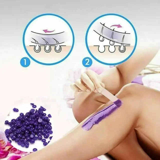 Alt view image 6 of 7 - Professional Wax Heater Warmer Hair Removal Depilatory Waxing Kit + 400G Beans
