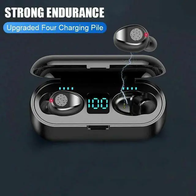 Alt view image 6 of 7 - Wireless Bluetooth 5.0 Earphones Headset In-Ear Headphones With Charging Case