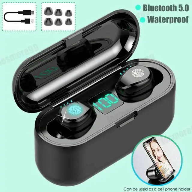 Main image of Wireless Bluetooth 5.0 Earphones Headset In-Ear Headphones With Charging Case