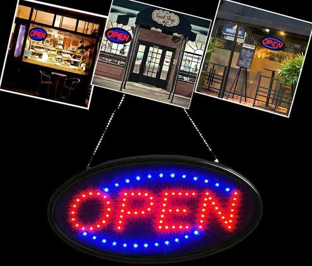 Alt view image 4 of 7 - LED Store OPEN Business Sign Ultra Bright Neon Light Animated Motion with ON/OFF