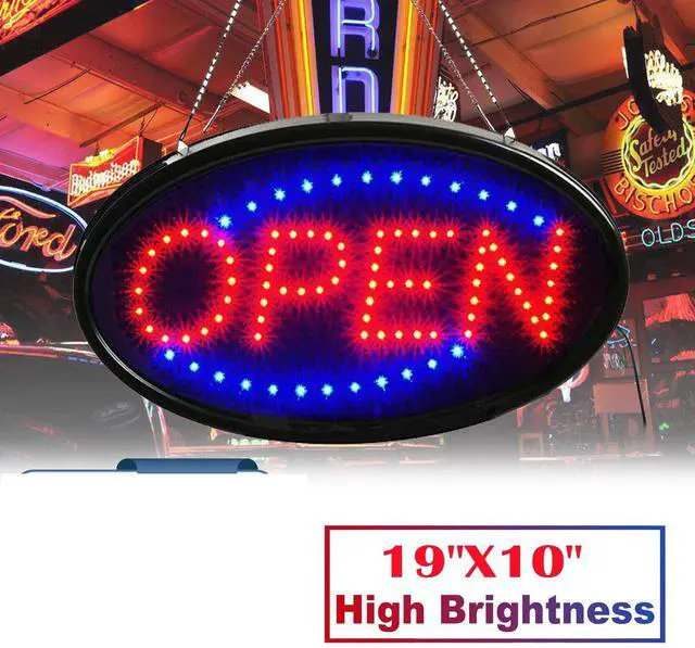 Main image of LED Store OPEN Business Sign Ultra Bright Neon Light Animated Motion with ON/OFF