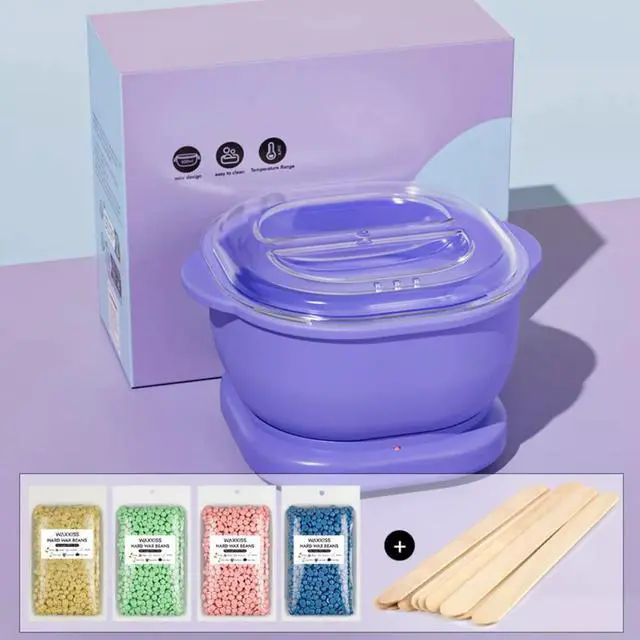 Main image of Digital Hair Removal Waxing Kit Hot Brazilian Wax Warmer Pot for Home Skin Salon