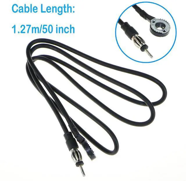 Alt view image 2 of 7 - 16" Universal Mount Swivel Base Car Radio AM/FM Amplified Signal Aerial Antenna