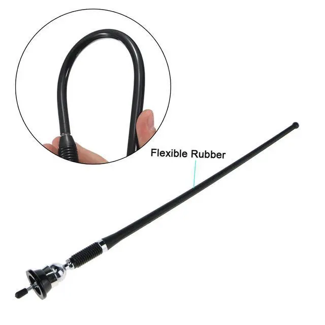 Alt view image 5 of 7 - 16" Universal Mount Swivel Base Car Radio AM/FM Amplified Signal Aerial Antenna