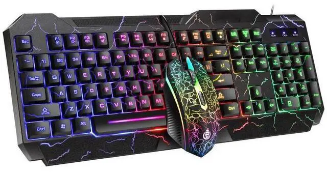 Alt view image 5 of 7 - Gaming Gamer Wired Keyboard & Mouse W/LED Backlit,Gaming Headset , Mouse Pad Set(Headset + Keyboard&Mouse)