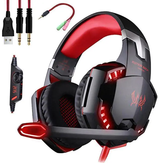 Alt view image 4 of 7 - Gaming Gamer Wired Keyboard & Mouse W/LED Backlit,Gaming Headset , Mouse Pad Set(Headset + Keyboard&Mouse)