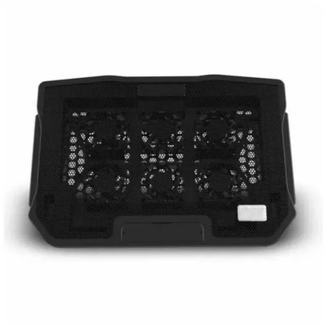Alt view image 7 of 7 - Gaming Laptop Slim Cooling Pad Stand Dual USB Fan Cooler 6 Fans for Notebook PC