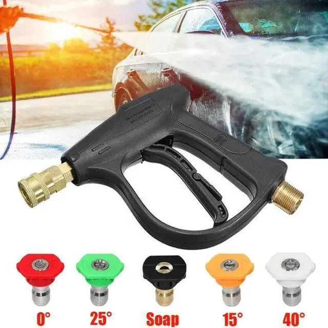 Alt view image 3 of 7 - Foam Cannon Bottle 1/4"Quick Connect Snow Gun Lance Sprayer Pressure Washer Hose